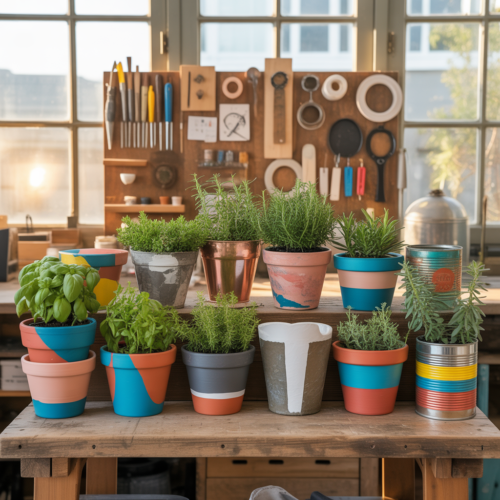 ideas for flower pot design