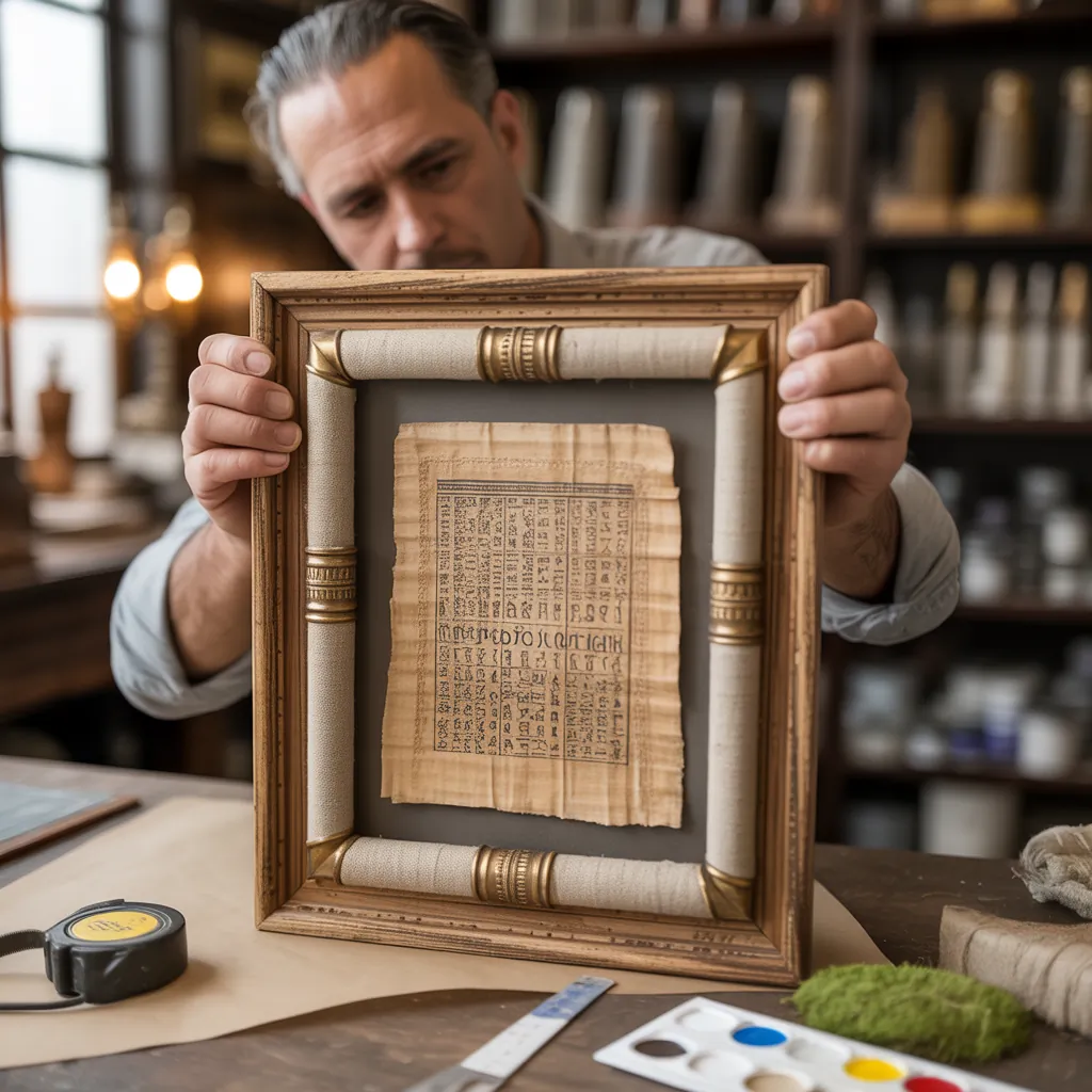 ideas for framing papyrus
