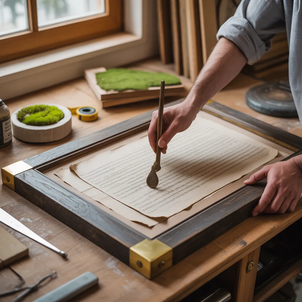 ideas for framing papyrus