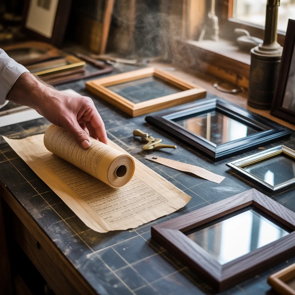 ideas for framing papyrus