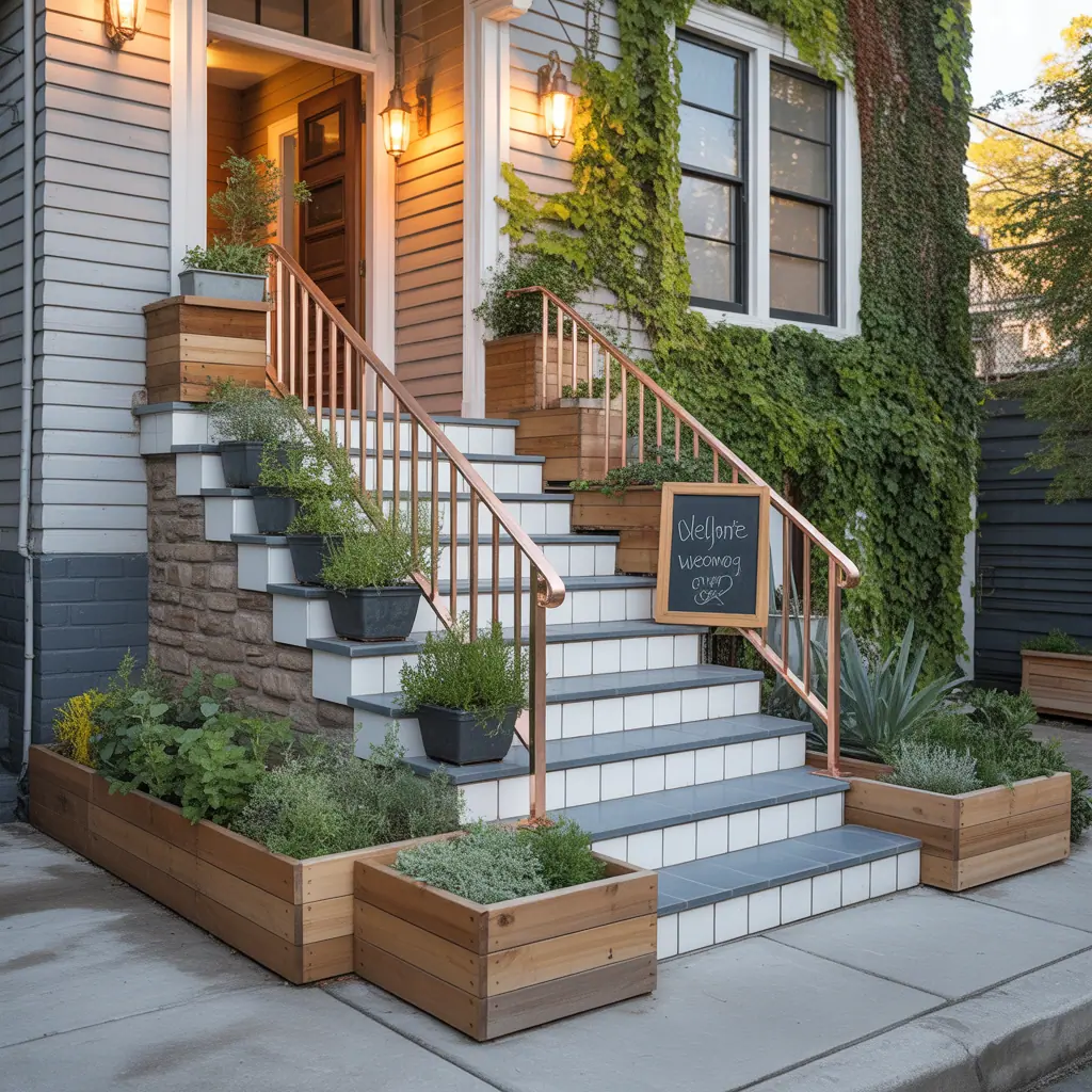 ideas for front steps