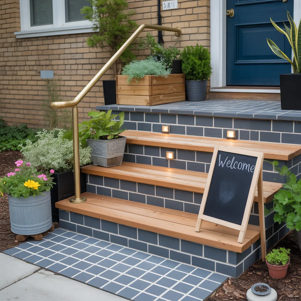ideas for front steps