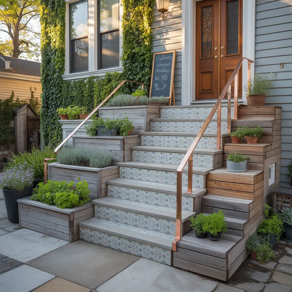 ideas for front steps