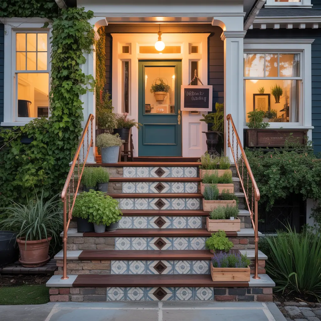 ideas for front steps