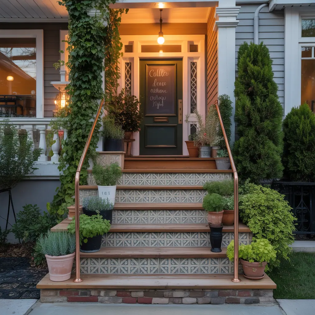 ideas for front steps