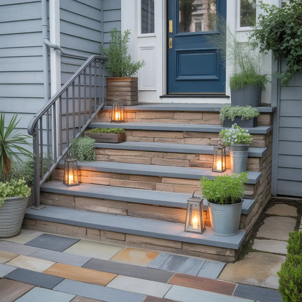 ideas for front steps