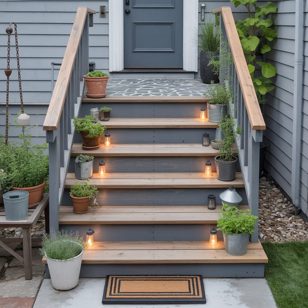 ideas for front steps