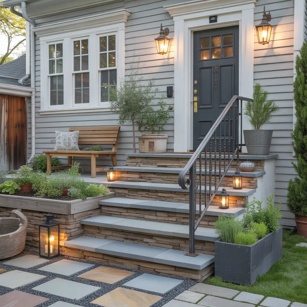 ideas for front steps