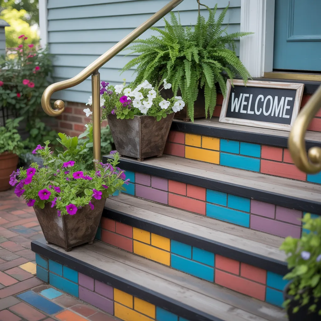 ideas for front steps