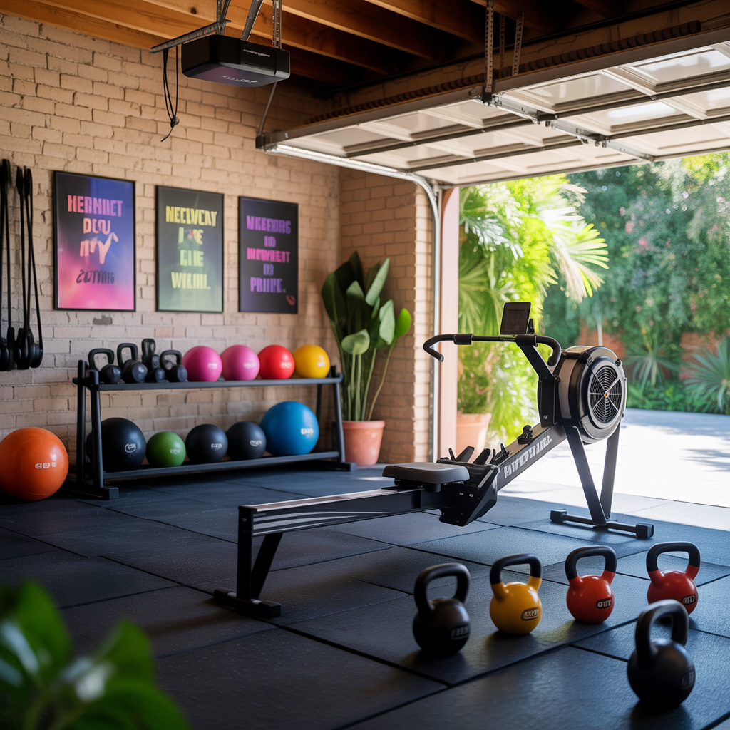 ideas for garage gym