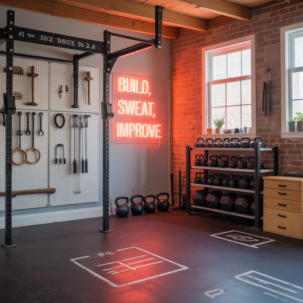ideas for garage gym