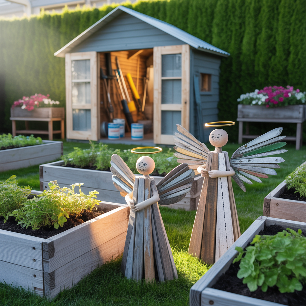 ideas for garden angels