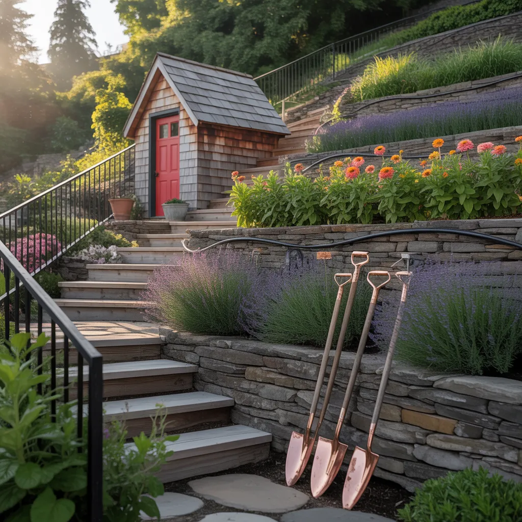 ideas for gardening on slopes