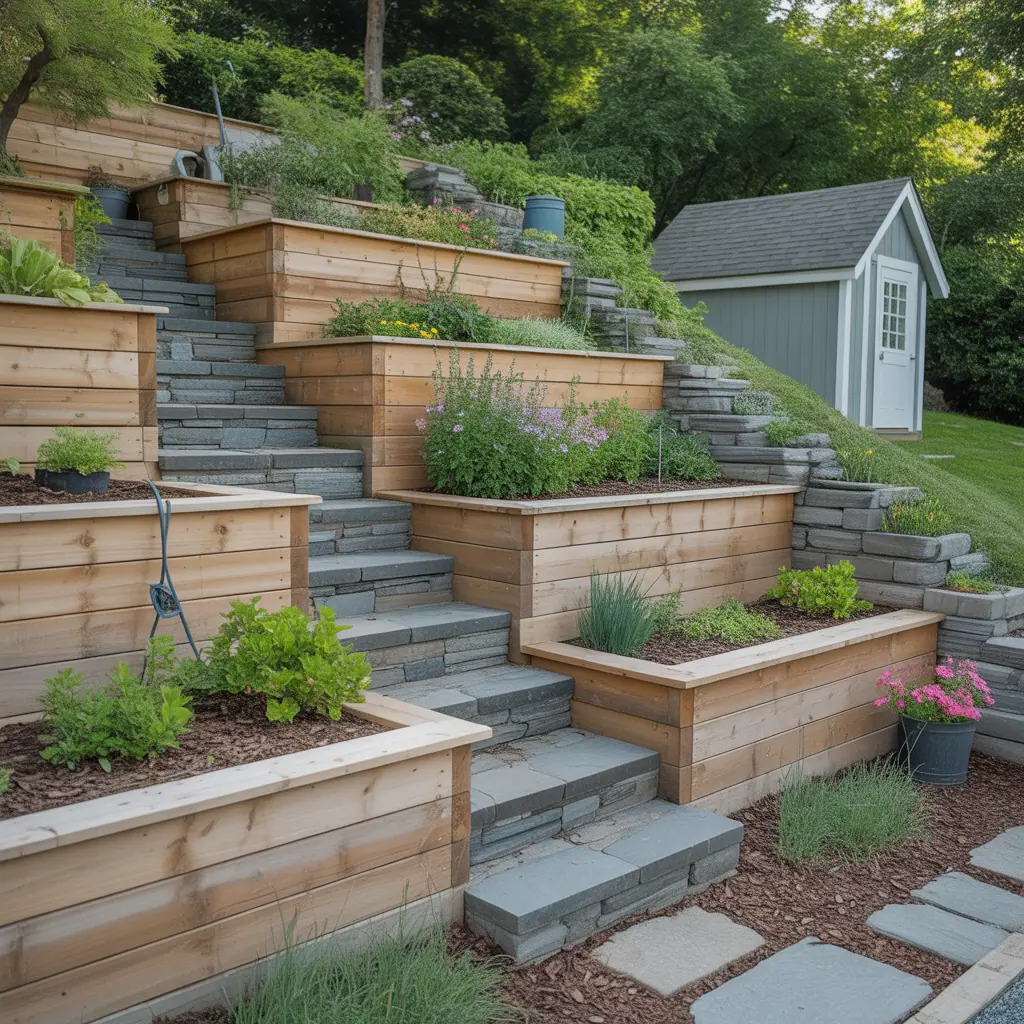 ideas for gardening on slopes