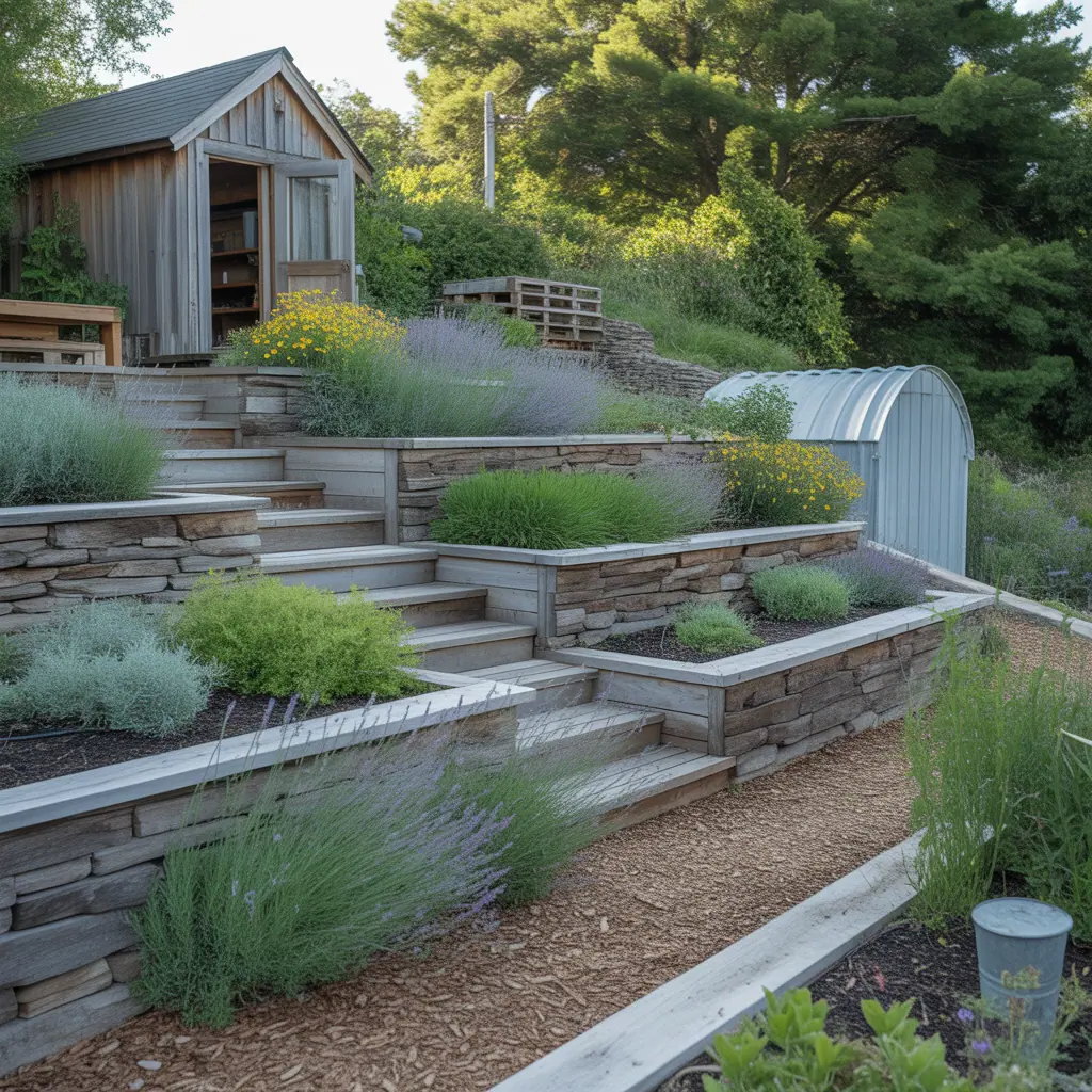 ideas for gardening on slopes