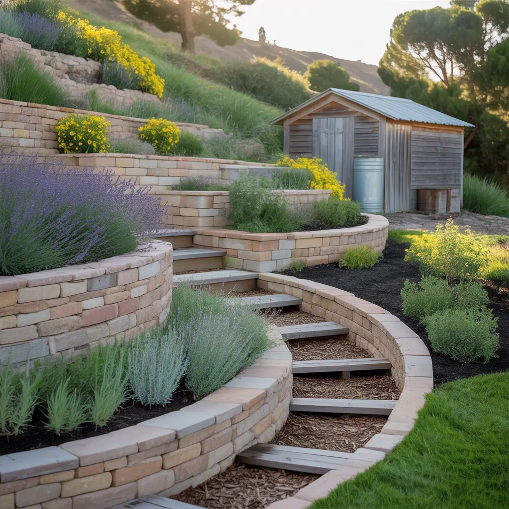 ideas for gardening on slopes