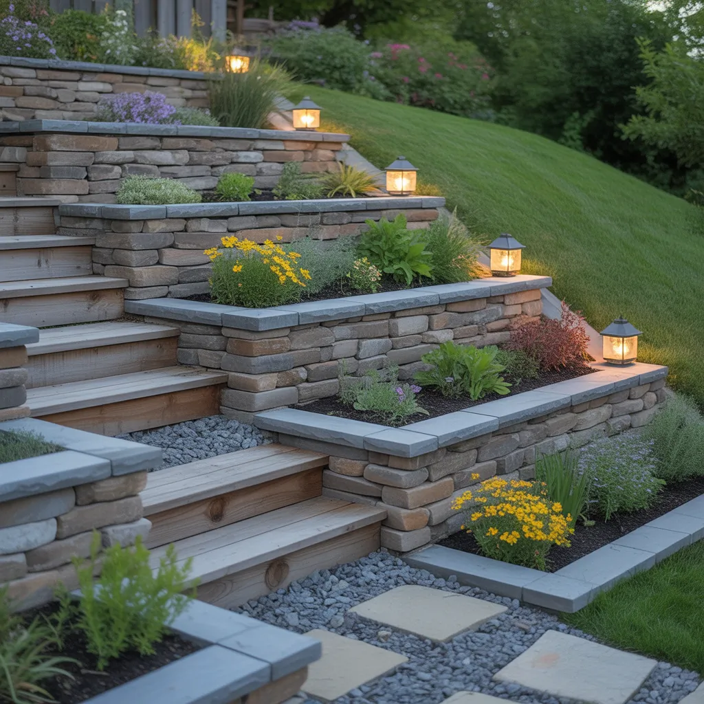 ideas for gardening on slopes