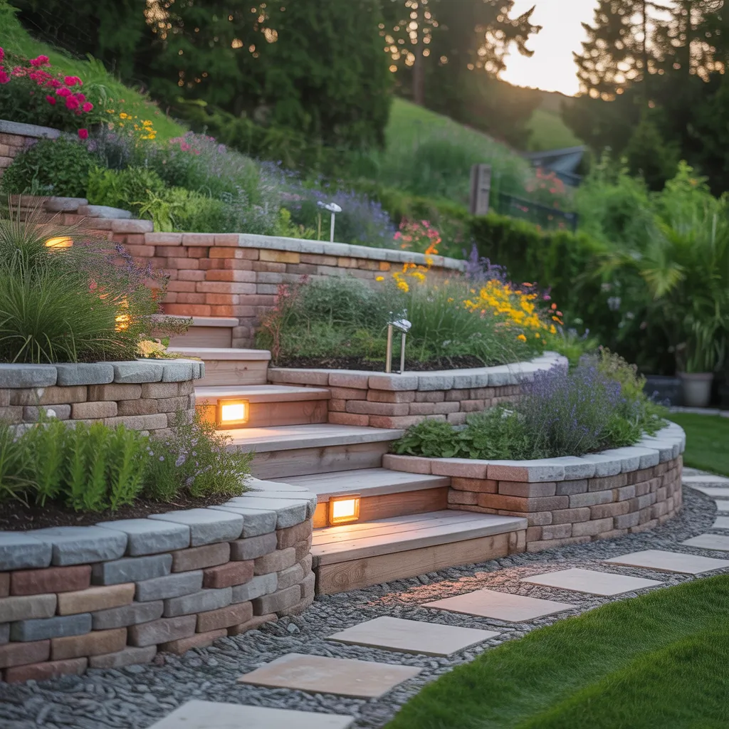 ideas for gardening on slopes