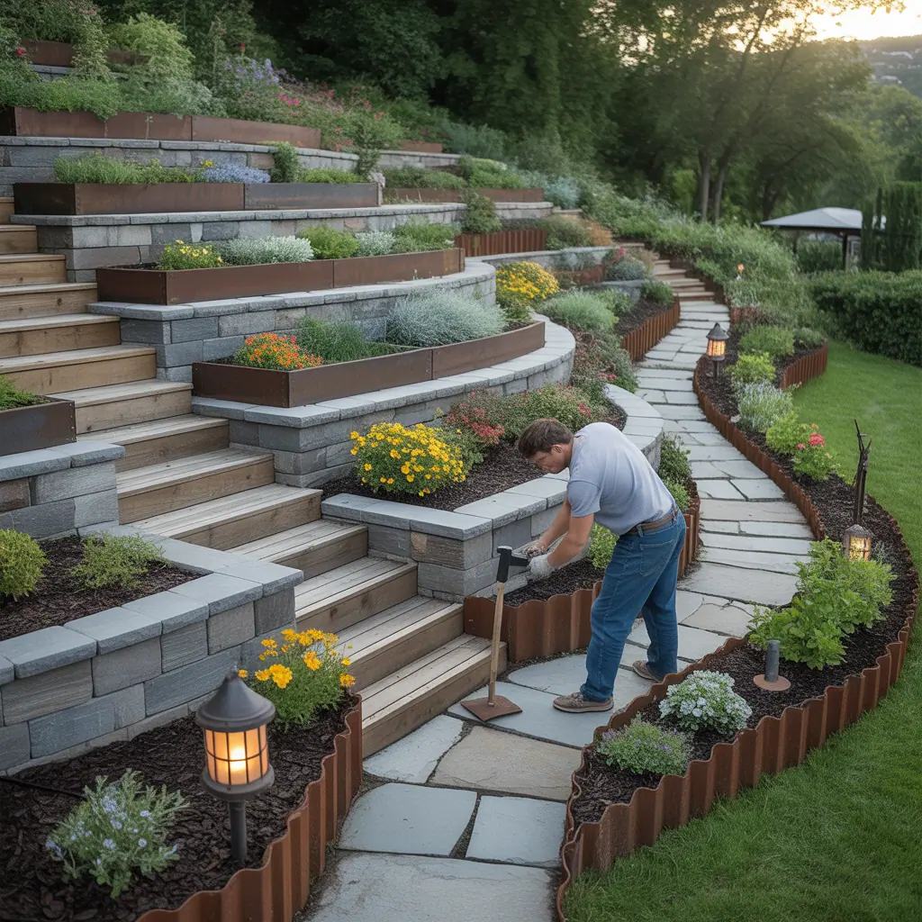 ideas for gardening on slopes
