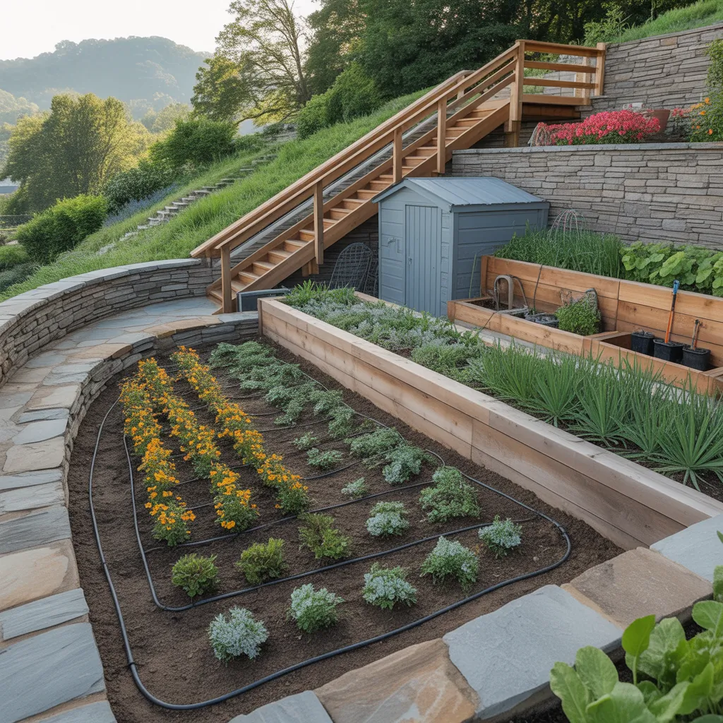 ideas for gardening on slopes