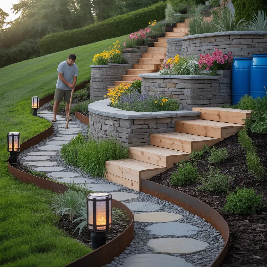 ideas for gardening on slopes