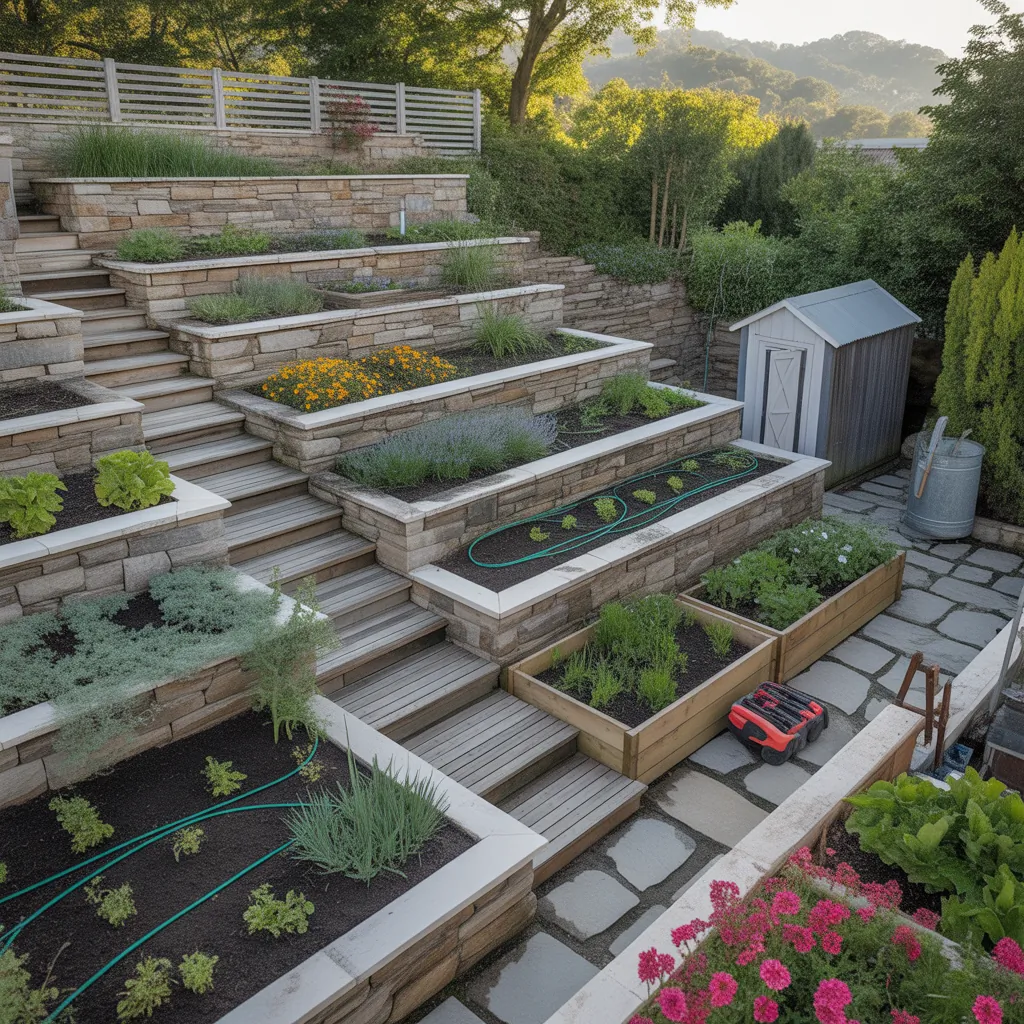 ideas for gardening on slopes