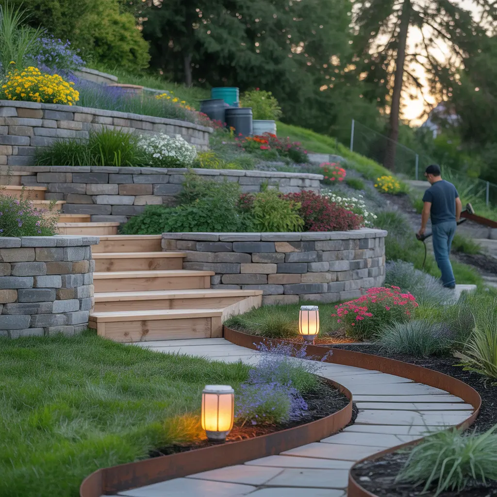 ideas for gardening on slopes