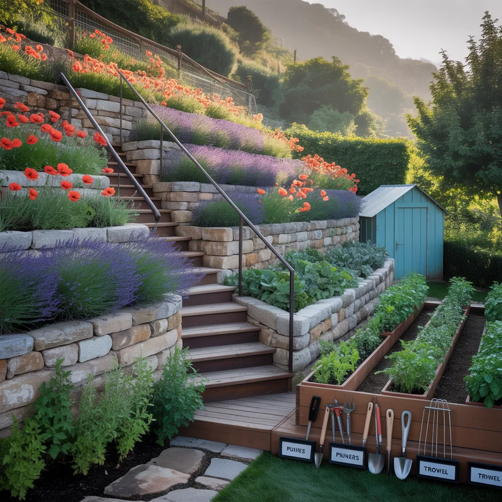 ideas for gardening on slopes