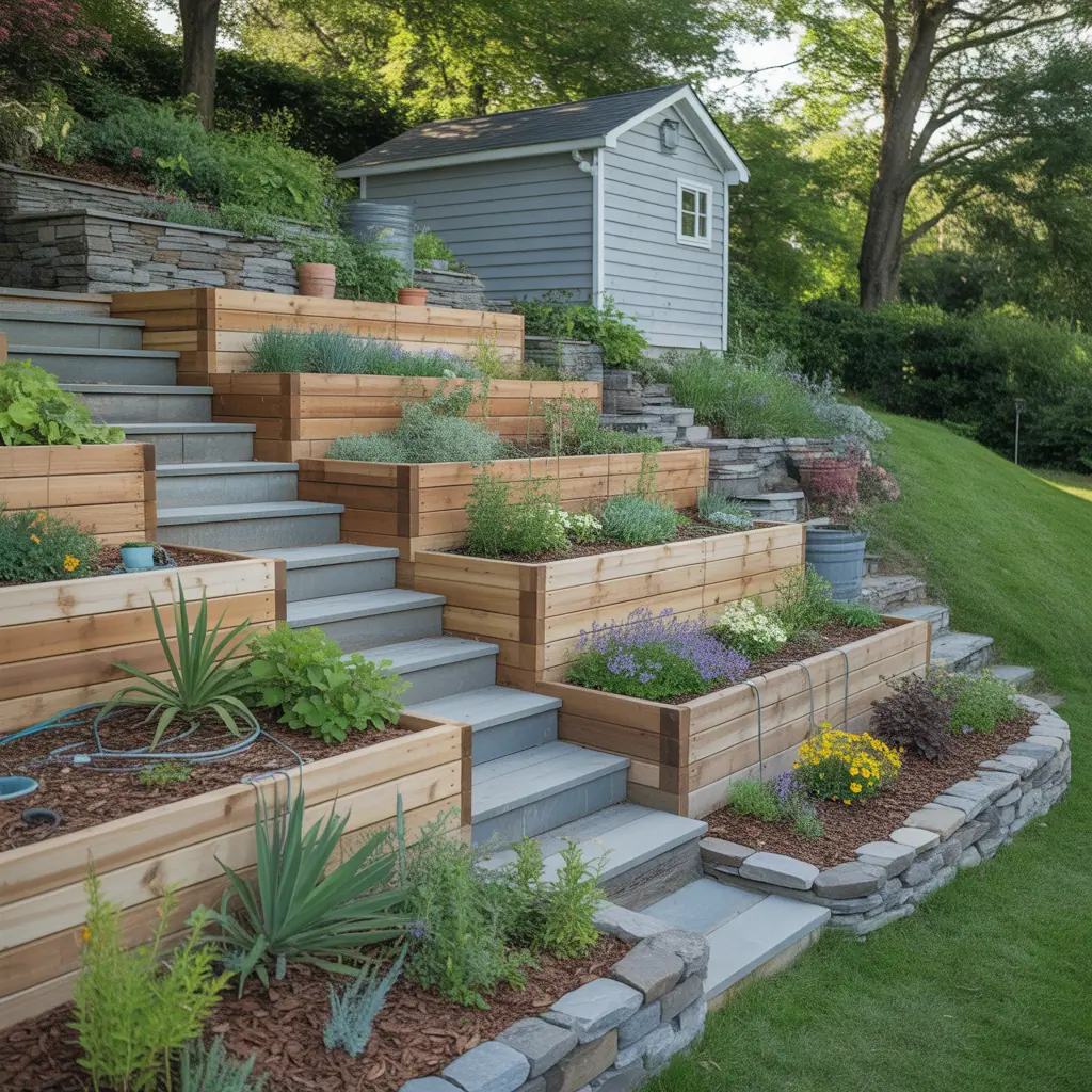 ideas for gardening on slopes