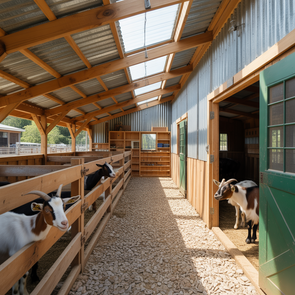 ideas for goat barn