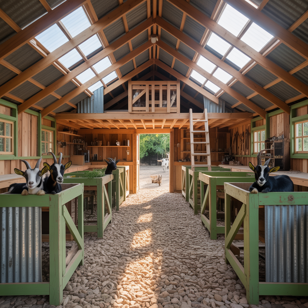 ideas for goat barn
