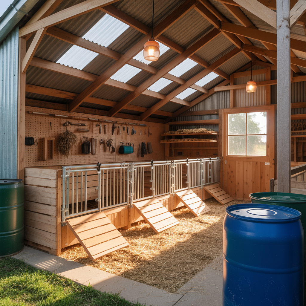 ideas for goat barn