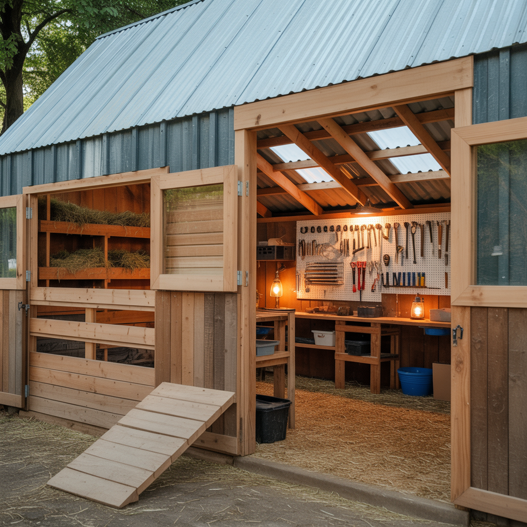 ideas for goat barn