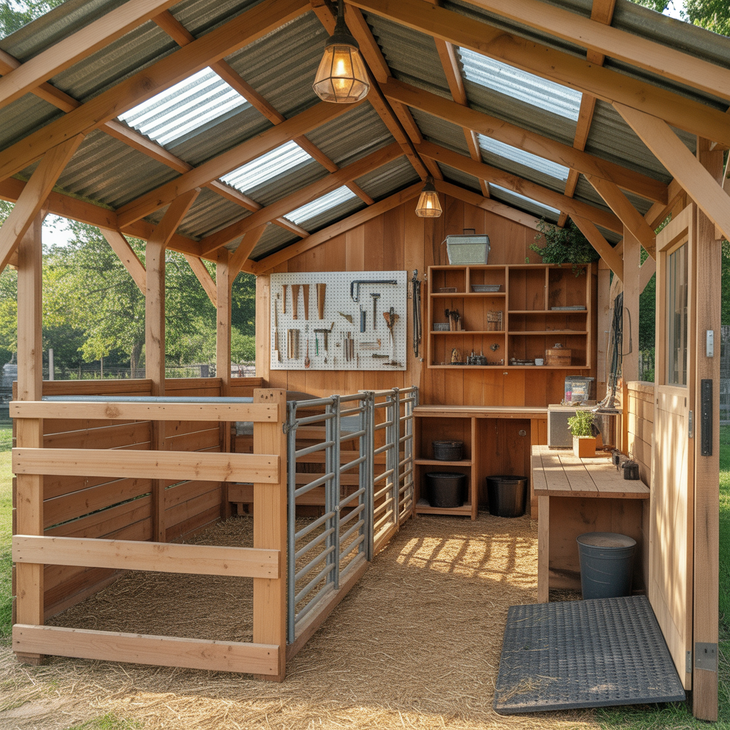 ideas for goat barn
