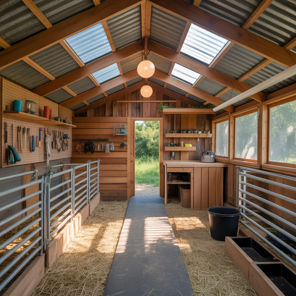 ideas for goat barn