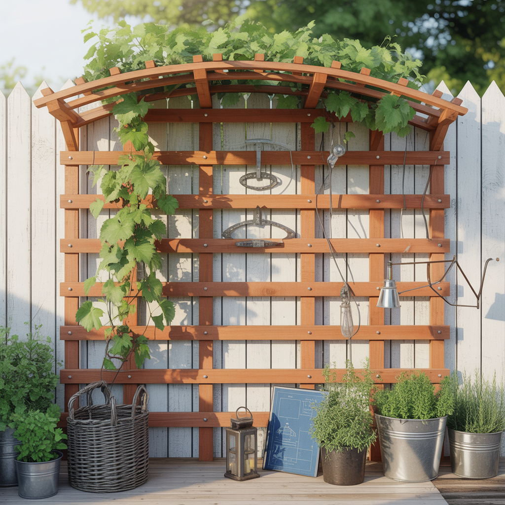 ideas for grape trellis