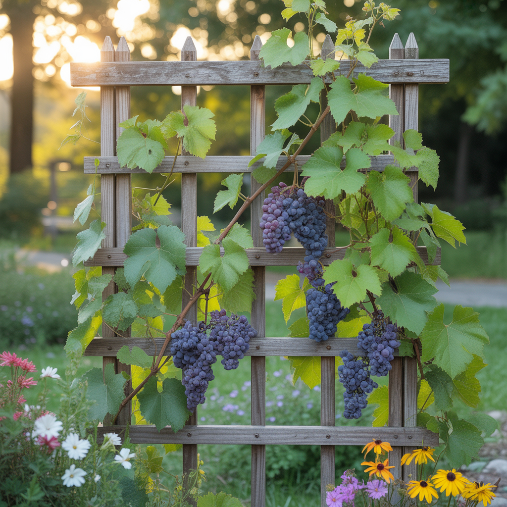 ideas for grape trellis