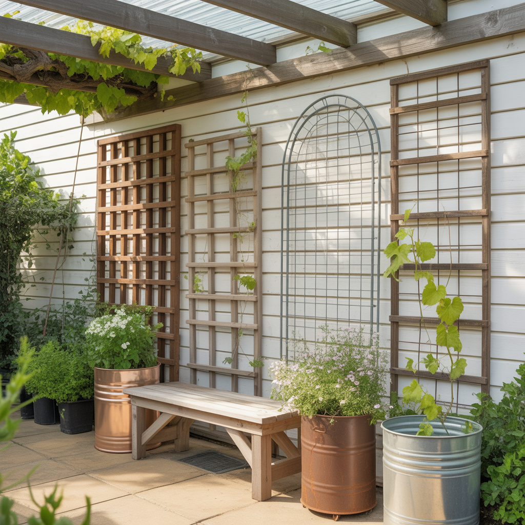 ideas for grape trellis