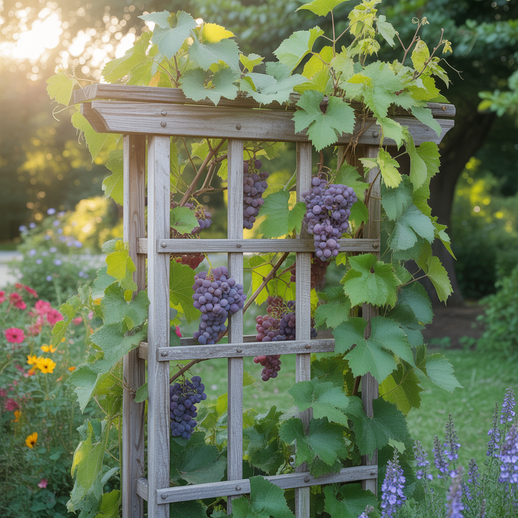ideas for grape trellis