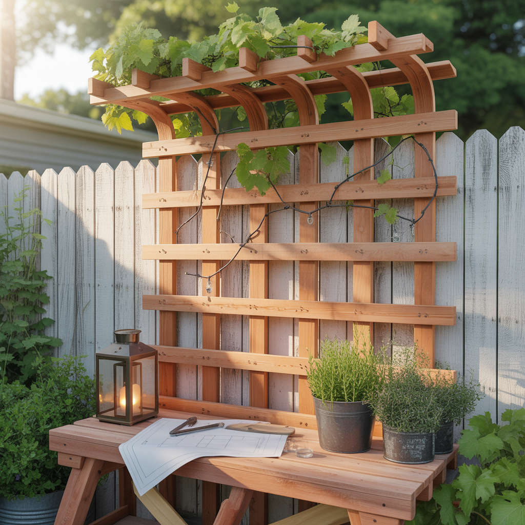 ideas for grape trellis