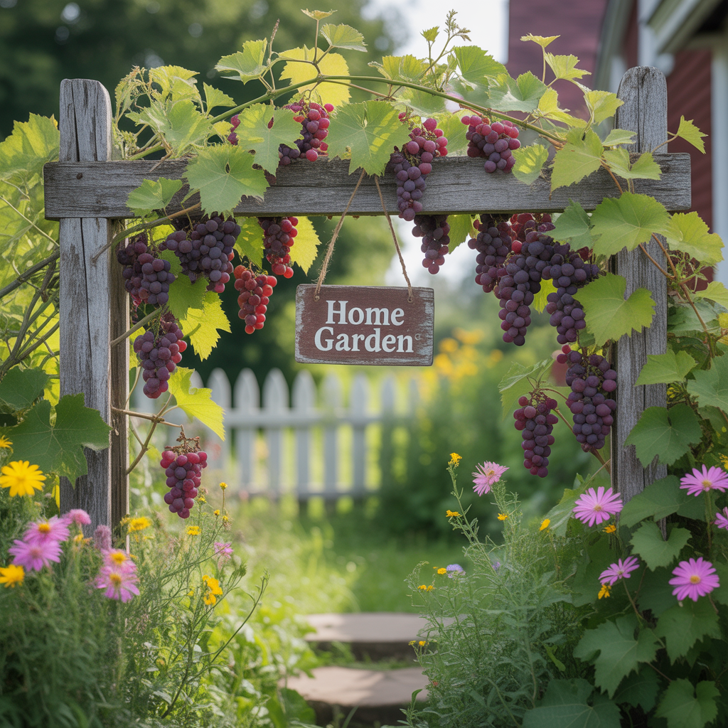 ideas for grape trellis