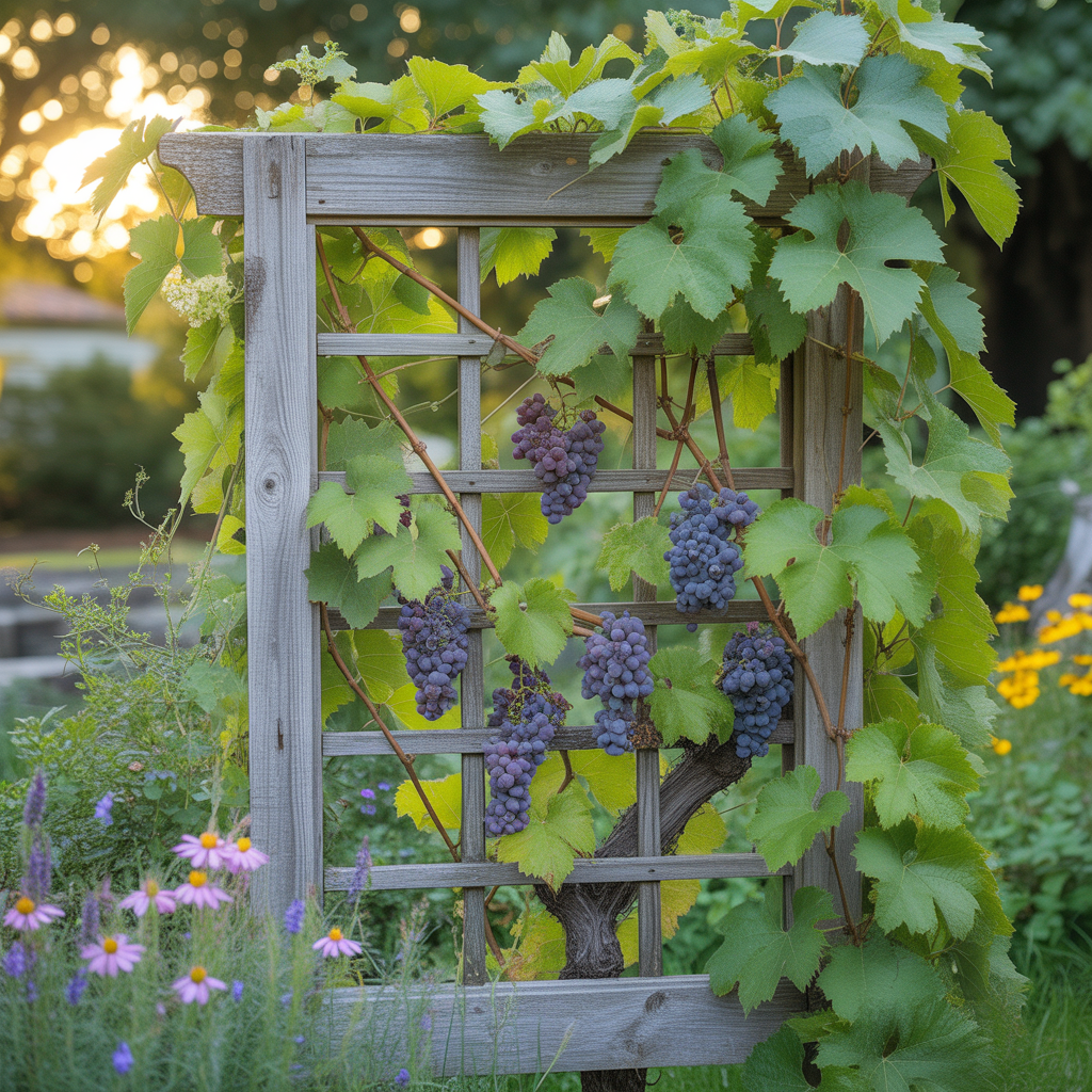 ideas for grape trellis