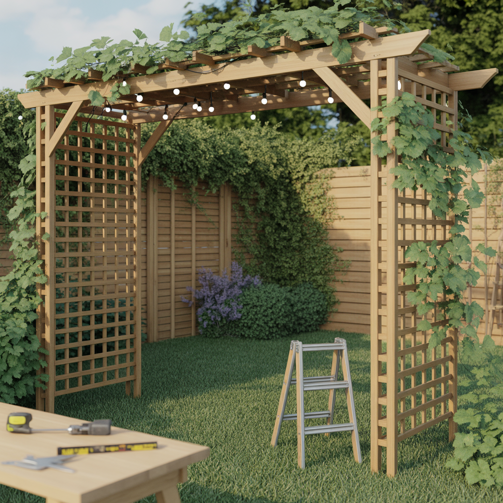 ideas for grape trellis