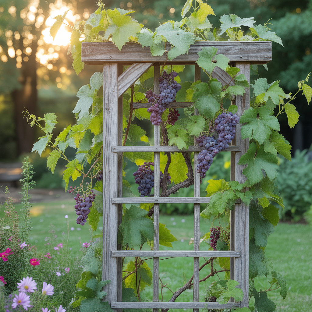ideas for grape trellis