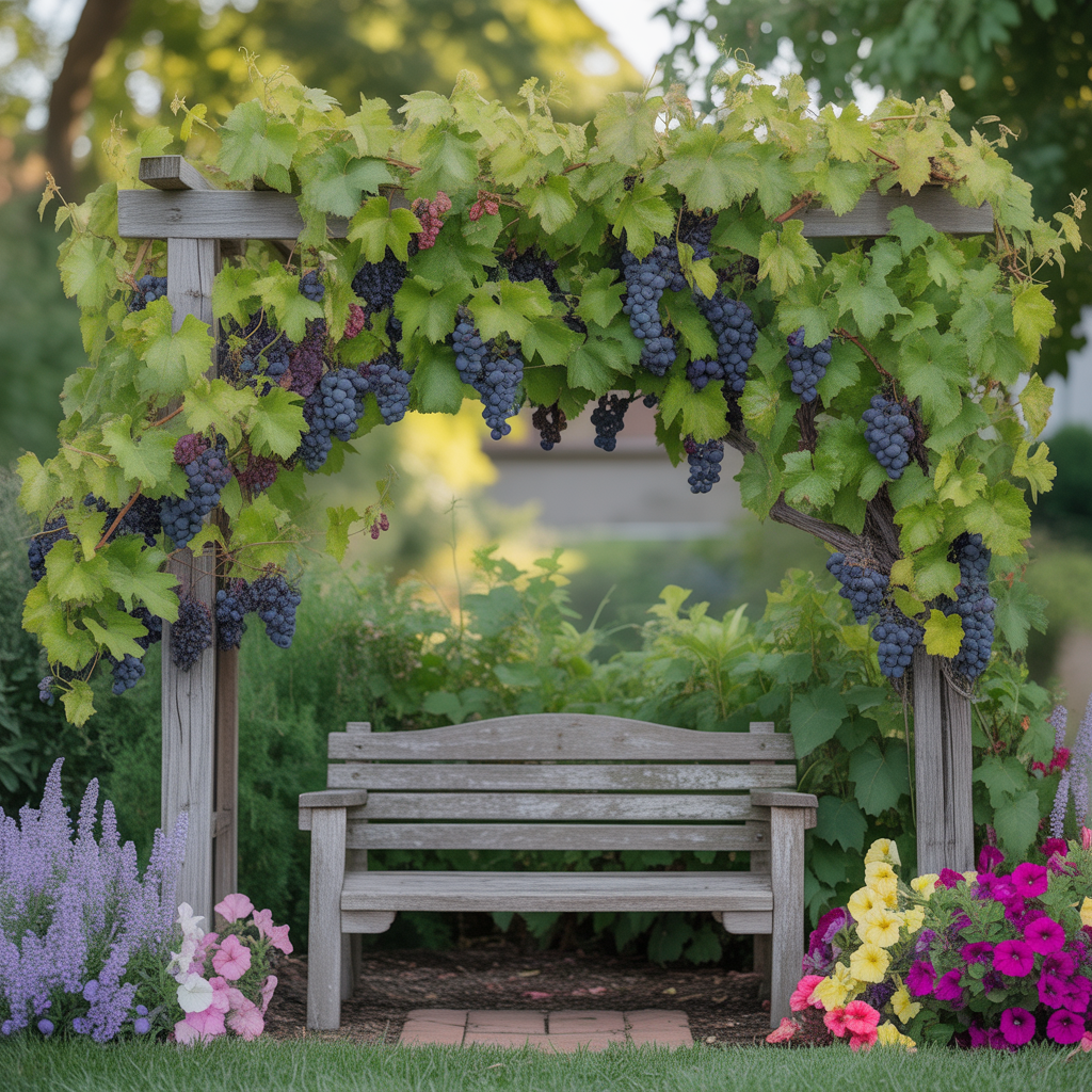 ideas for grape trellis