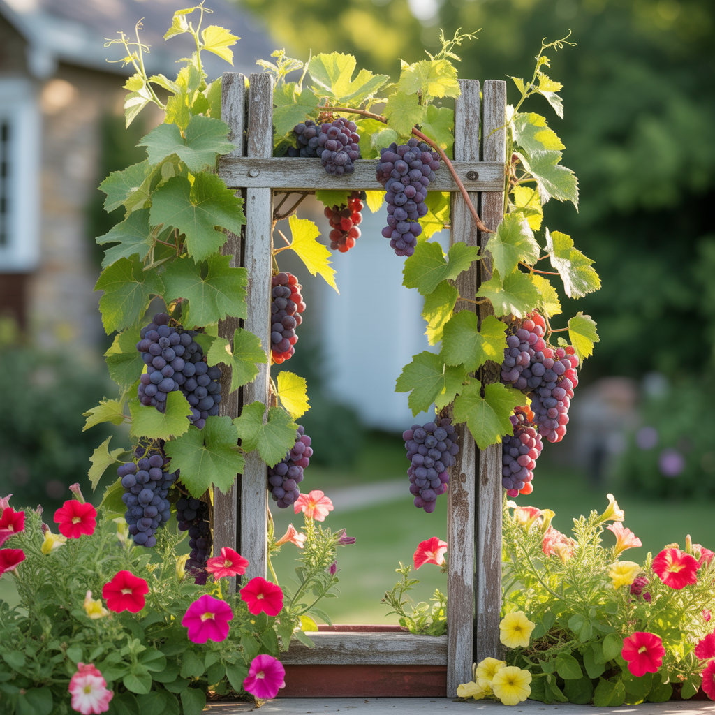 ideas for grape trellis