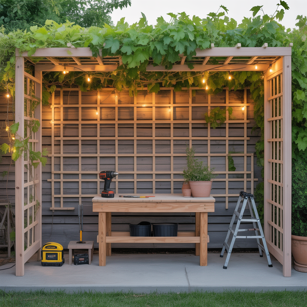 ideas for grape trellis