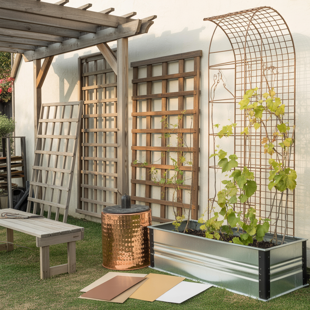ideas for grape trellis