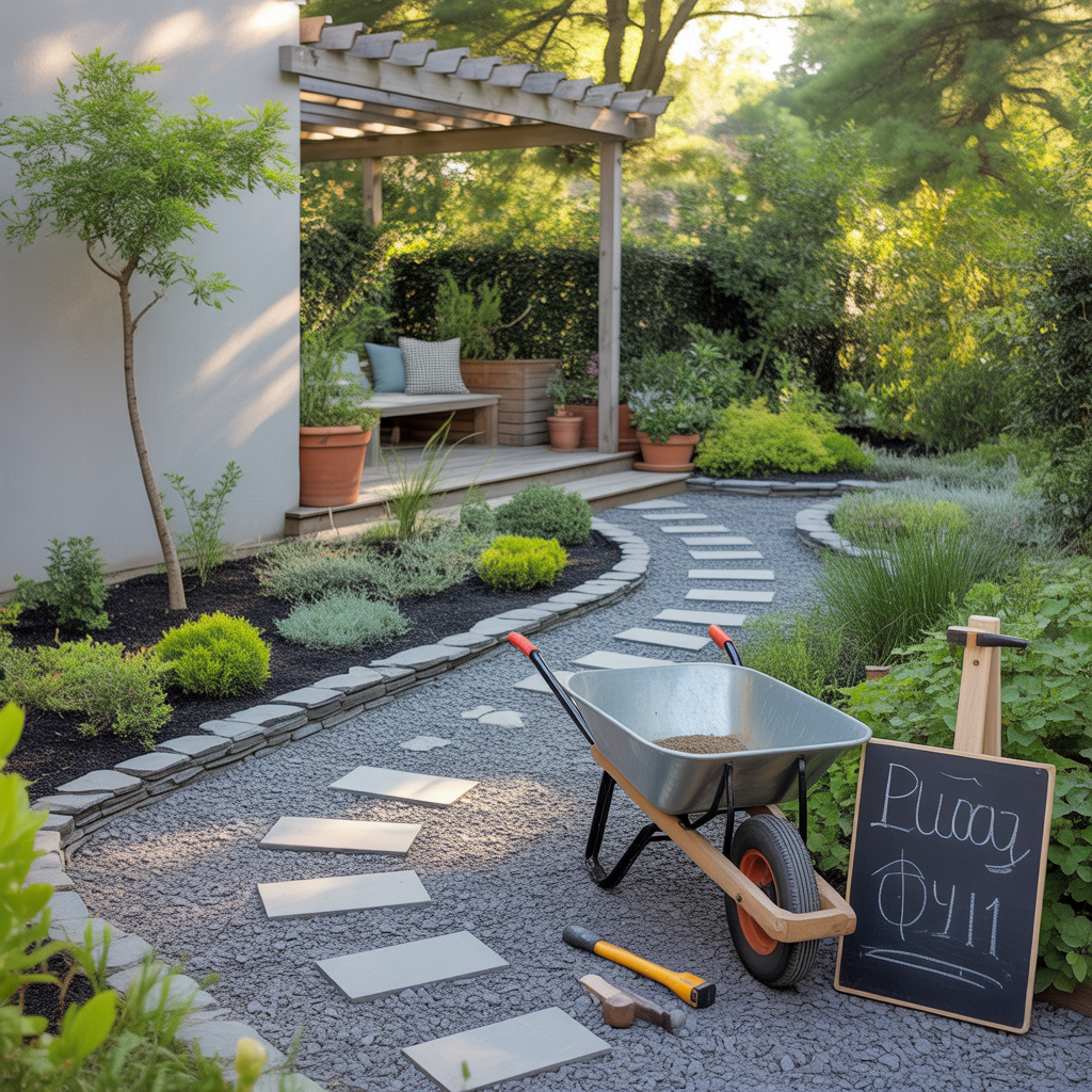 ideas for gravel pathway