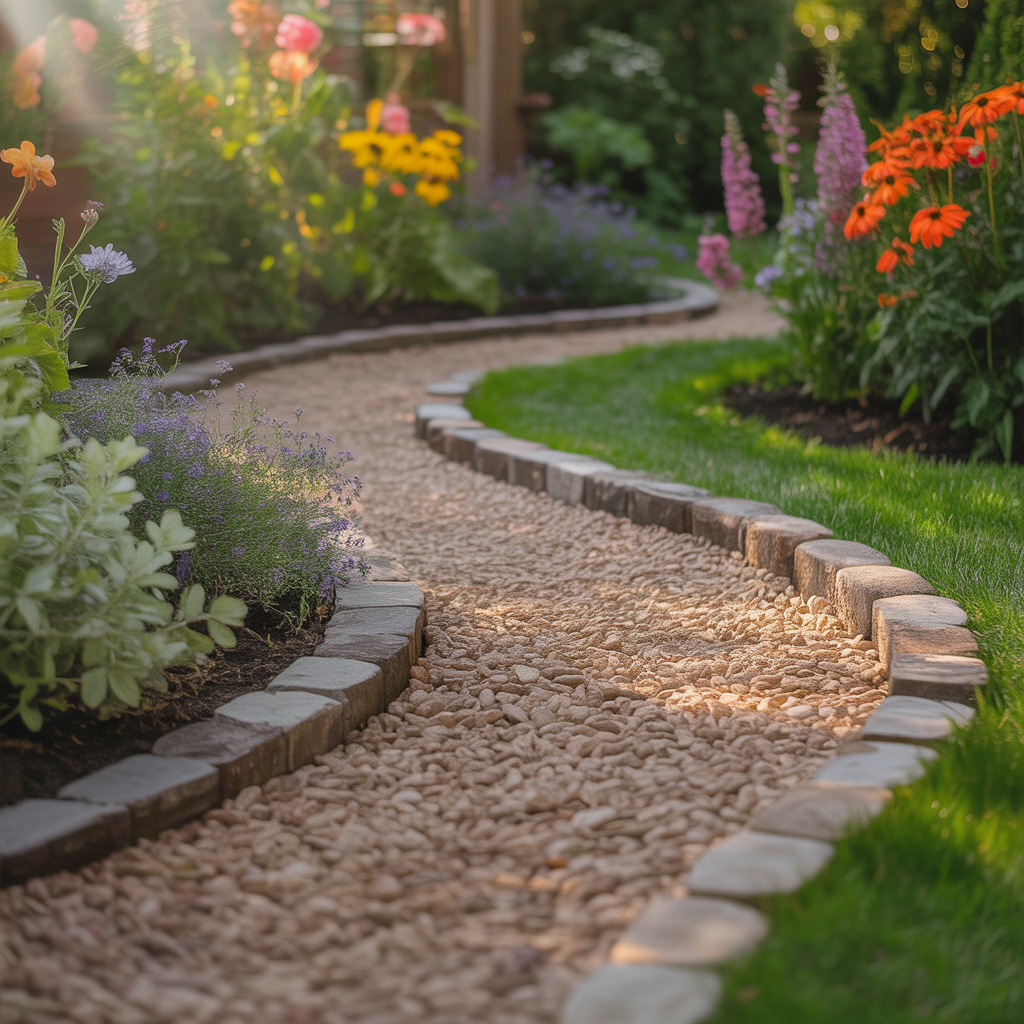 ideas for gravel pathway